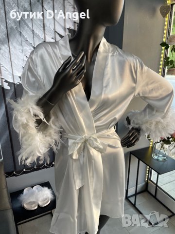 Халат с пера и надпис по избор, снимка 4 - Други - 36914016