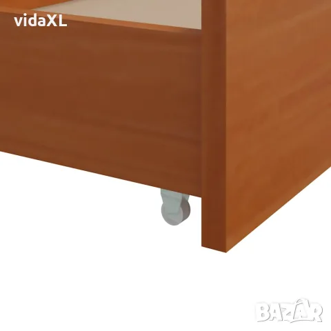 vidaXL Рамка за легло с чекмеджета, меденокафява, бор масив, 90х200 см, снимка 8 - Спални и легла - 56146839