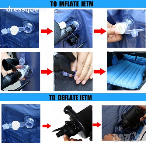 2484 Легло за автомобил надуваемо, снимка 12 - Аксесоари и консумативи - 30761253