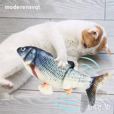 Мърдаща се играчка рибка за котка, снимка 3 - Други - 42464443