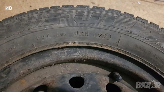 4 бр. зимни гуми + джанти 185/65/14 , снимка 4 - Гуми и джанти - 52661179