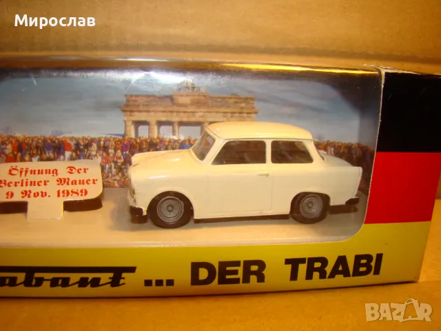 1:43 VITESSE TRABANT ТРАБАНТ КОЛИЧКА ИГРАЧКА МОДЕЛ, снимка 2 - Колекции - 48749445