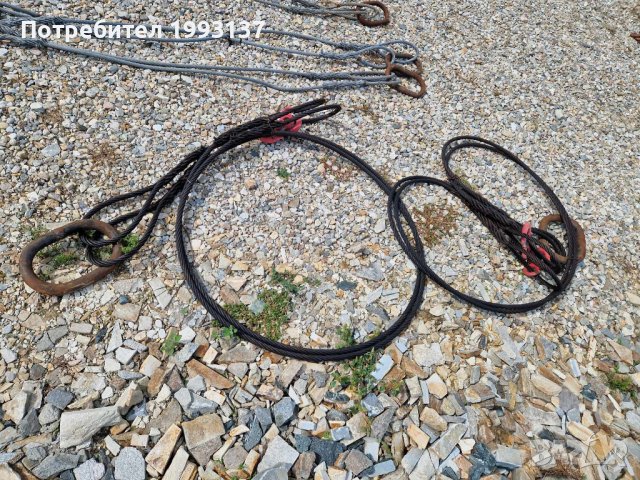  Стоманени въжета сапани за кранове , снимка 3 - Индустриална техника - 42272957