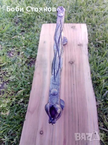 Дръжка от ковано желязо с подвижни топчета , снимка 5 - Други - 50132468