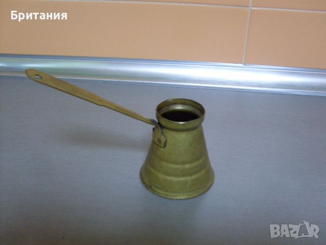 Бронзово мини джезве., снимка 2 - Декорация за дома - 52898963