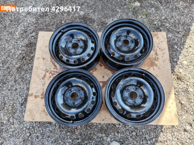 4бр. железни джанти 15цола 5x112 за Vw,Skoda,Seat,Audi, снимка 2 - Гуми и джанти - 47945344