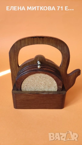 Винтидж комплект поставки за чаши+стойка