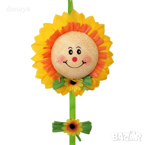 6517 Пролетна висяща декорация Слънце, 63 см, снимка 3 - Декорация за дома - 53985591