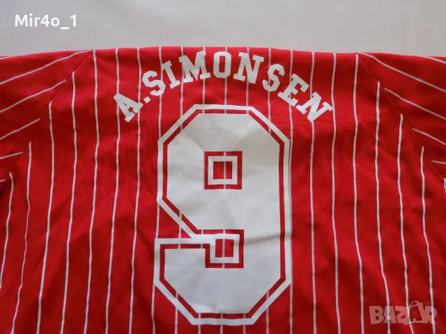 футболна тениска denmark a.simonsen 9 hummel екип блуза оригинална спорт мъжка XXXL, снимка 3 - Спортни дрехи, екипи - 49048279