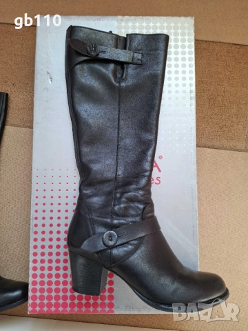 Дамски ботуши от естествена кожа BIANA, снимка 3 - Дамски ботуши - 52108952