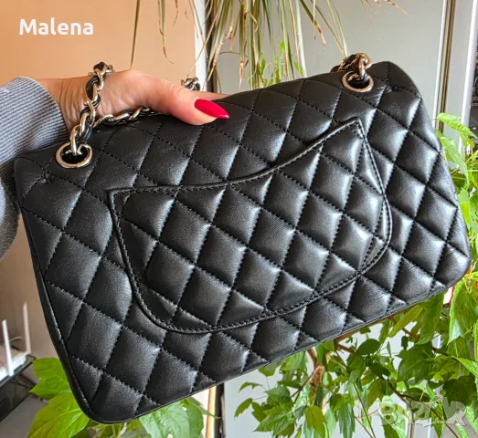 Chanel естествена кожа, снимка 3 - Чанти - 56461059