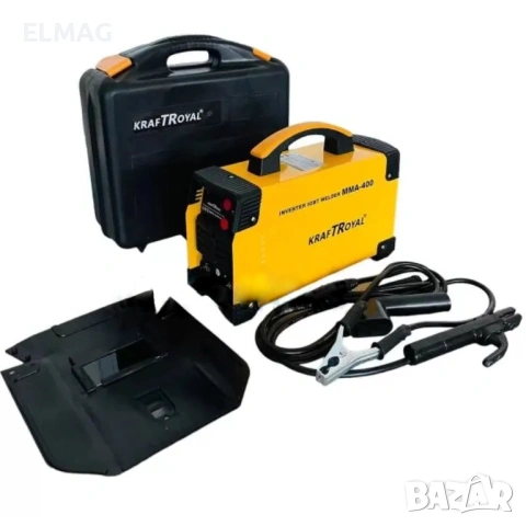 СУПЕР КОМПАКТЕН ЕЛЕКТРОЖЕН -400А В КУФАР ,,KRAFTROYAL'', снимка 5 - Друга електроника - 45815249