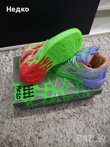 🐢 НОВИ! Puma MB.04 x TMNT – Raphael & Donatello (Limited Edition), снимка 10 - Маратонки - 54231786