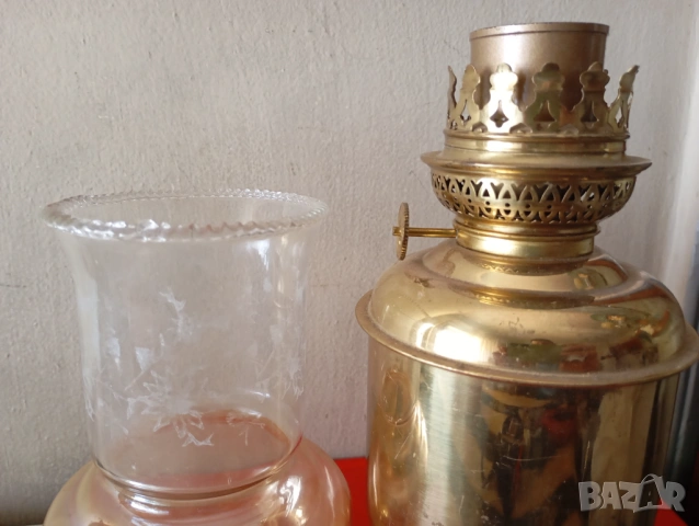 Винтидж настолна лампа, снимка 6 - Настолни лампи - 54096214