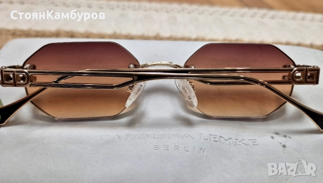 Слънчеви Очила Carolina Lemke , снимка 5 - Слънчеви и диоптрични очила - 51748105