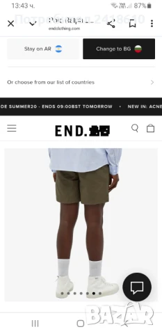 POLO Ralph Lauren Stretch Cotton Short Mens Size S 31 - 32  НОВО! ОРИГИНАЛ! Мъжки Къси Панталони!, снимка 13 - Къси панталони - 50443879