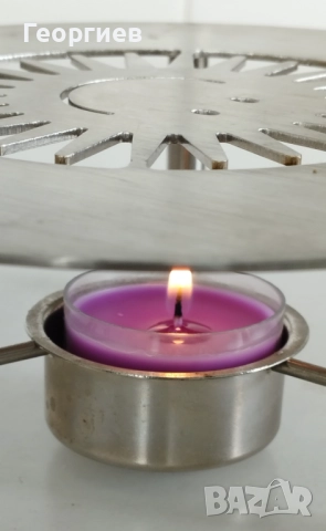 Пепелници,свещници порцелан,цветно стъкло,инокс., снимка 3 - Лули - 51892097