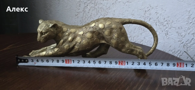 Качествена фигура– леопард, Италия!, снимка 6 - Антикварни и старинни предмети - 52020266