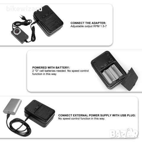 Мотор за грил onlyfire за шиш регулиране на въртенето 12V НОВО, снимка 5 - Барбекюта - 52013644