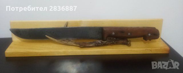 Стар кован овчарски нож, снимка 2 - Антикварни и старинни предмети - 33396193