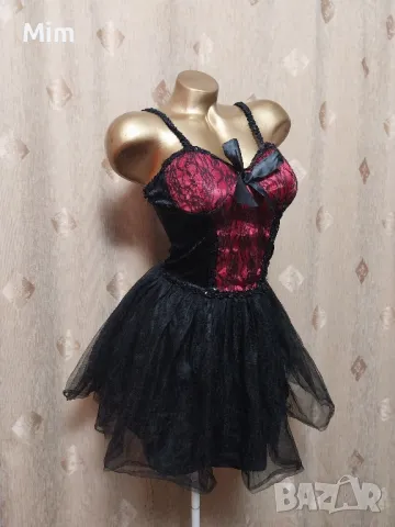 S/M Черна,къса  рокля , снимка 3 - Рокли - 49789297