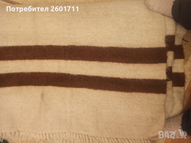 Вълнени одеала ръчно тъкани чисто нови, снимка 4 - Олекотени завивки и одеяла - 42512694