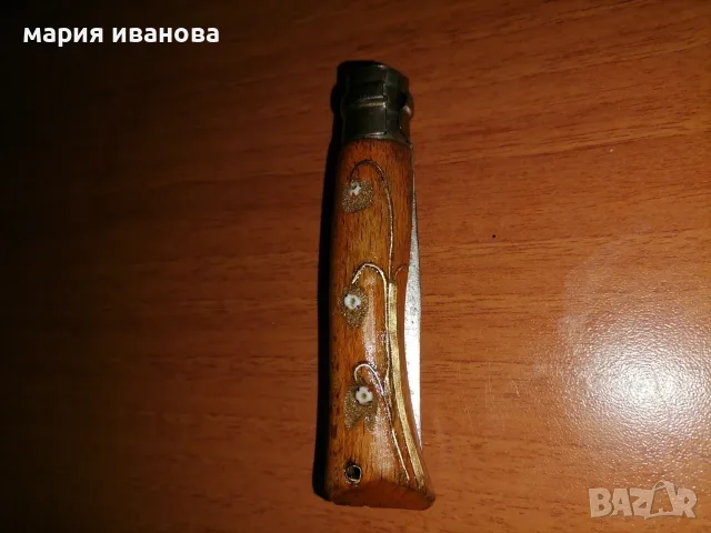 Нож опинел opinel номер 7 с украси от бронз, снимка 3 - Ножове - 56221209