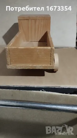 Дървени камиончета+ АРТ декорация, снимка 4 - Други ценни предмети - 49690893
