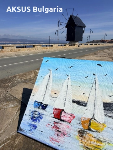 Картина Морска идилия, снимка 2 - Картини - 54279644