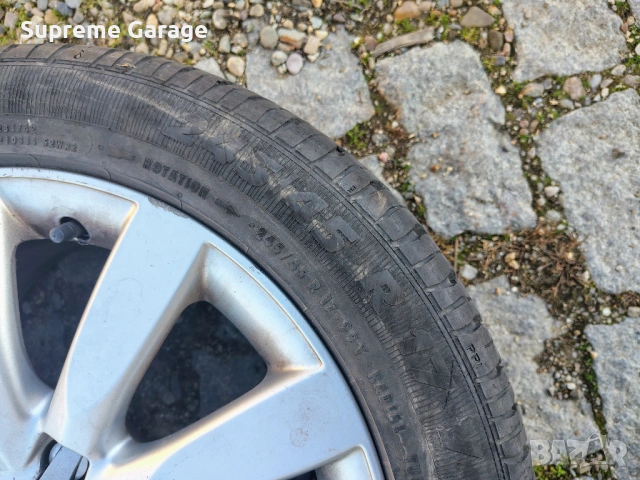 Джанти с гуми 17" Ауди А4/А6 Audi, снимка 2 - Гуми и джанти - 53144619