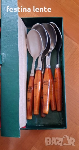 Руски комплект прибори/ссср/неупотребявани, снимка 4 - Прибори за хранене, готвене и сервиране - 54202017