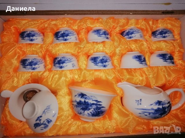 Сервиз за чай China Jing Pin Yu Ci , снимка 4 - Чаши - 37958413