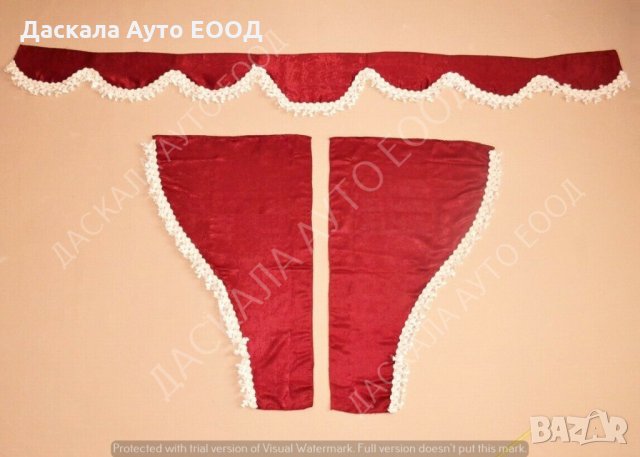 Комплект от 3 части декоративни пердета УНИВЕРСАЛНИ за камион, 4 ЦВЯТА , снимка 3 - Аксесоари и консумативи - 35451868