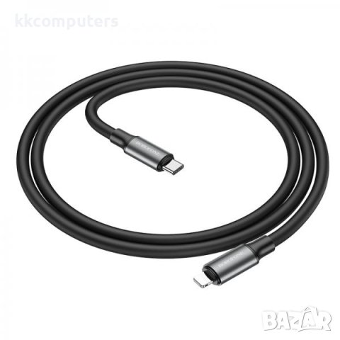 Borofone PD Lightning (iPhone) - Type-C, Кабел, 20W, 1m BX82 / Черен / Баркод : 2402298, снимка 2 - USB кабели - 40403224