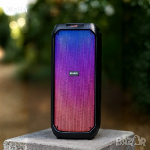 Активна тонколона Muhler MAX881R с два микрофона и дистанционно