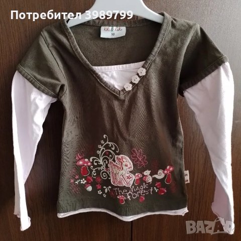 Блузка за момиче Kiki & Koko, 18-24м, снимка 2 - Бебешки блузки - 48294028