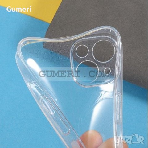 Apple iPhone 13 mini - Силиконов Гръб със Защита на Камерата - Прозрачен, снимка 5 - Калъфи, кейсове - 34446337