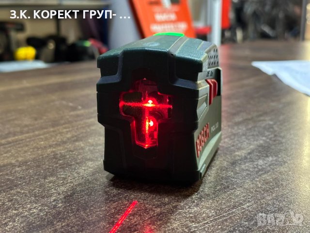 Лазерен линеен нивелир Bosch PCL 10, снимка 2 - Измервателни инструменти - 40867198
