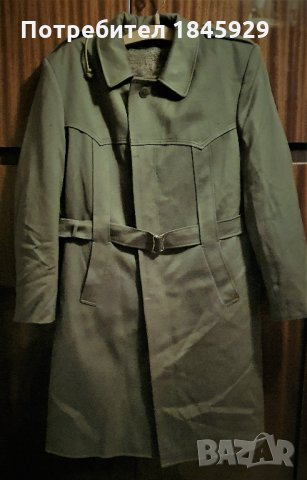 Мъжка военна шуба с подплата от естествена кожа, снимка 2 - Спортни дрехи, екипи - 31269330