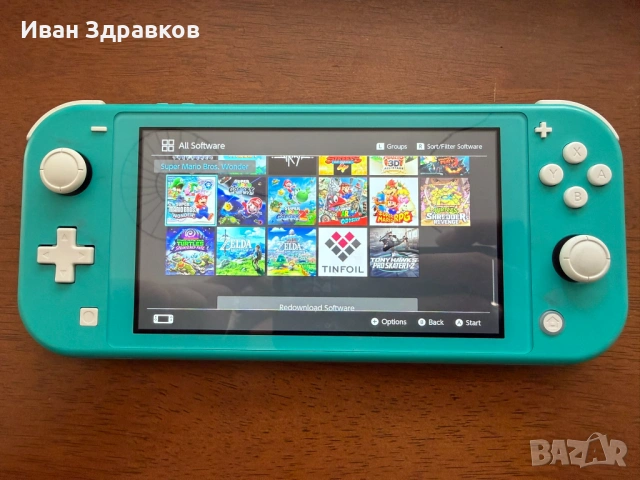 Switch Lite, hack/mod 512Gb, 62 игри - RetroArch, Moonlight - кейс, зарядно, снимка 6 - Nintendo конзоли - 54342630