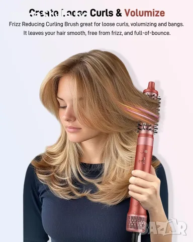 Мултифункционален уред за коса 5 в 1 HITTIONA High-Speed Air Styler, снимка 5 - Сешоари - 55950706