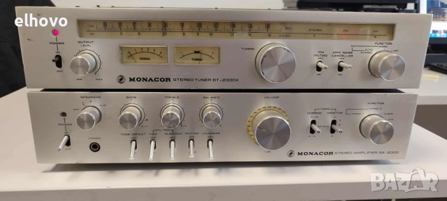 Стерео усилвател и тунер Monacor SA-2000, ST-2000X