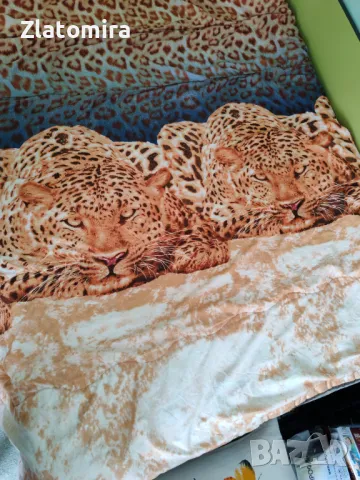 Комплект олекотена завивка и чаршаф 200х220, снимка 4 - Олекотени завивки и одеяла - 49586783