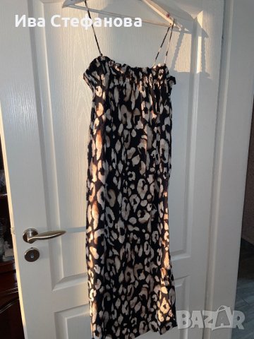 Нова елегантна ежедневна леопардова дъга рокля hm h&m, снимка 5 - Рокли - 42416001