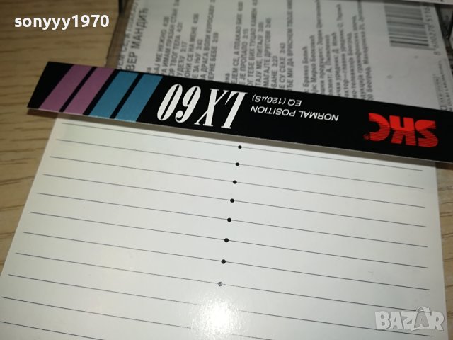 ЗАЯВЕНА-ОЛИВЕР МАНДИЧ-TDK-КАСЕТА 0511231122, снимка 10 - Аудио касети - 42860682