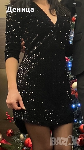 Рокля с пайети