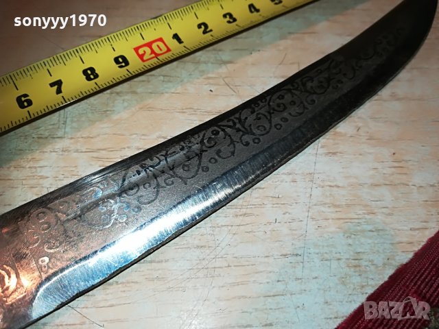 made in india-нож/кама с ножница-36см-внос швеицария, снимка 14 - Колекции - 29791000