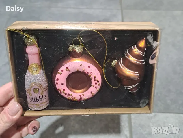 Коледни играчки от стъкло, снимка 8 - Декорация за дома - 48054165