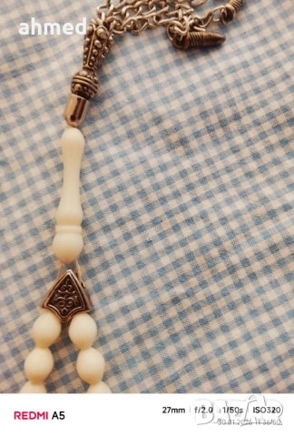 Броеница от естествен камък, снимка 3 - Колиета, медальони, синджири - 53282574