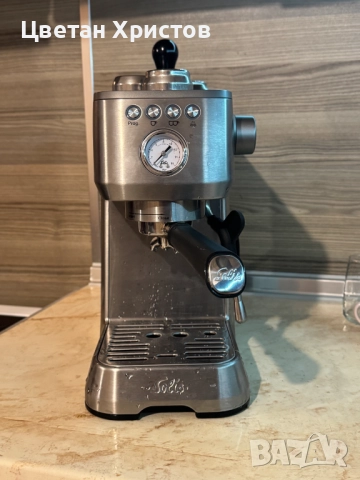 Кафемашина Solis - Barista Perfetta Plus, 15 bar, сребриста, снимка 3 - Друга електроника - 52567578